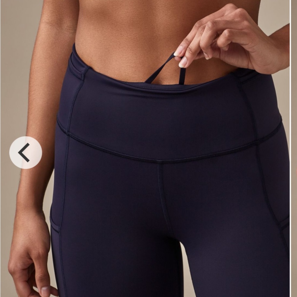 Lululemon Fast & Free Crop (19”) Midnight Navy Size 4 - Picture 7 of 16